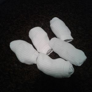 5 pairs of knee length white men's socks for $5 (m/l)